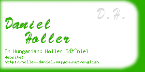 daniel holler business card